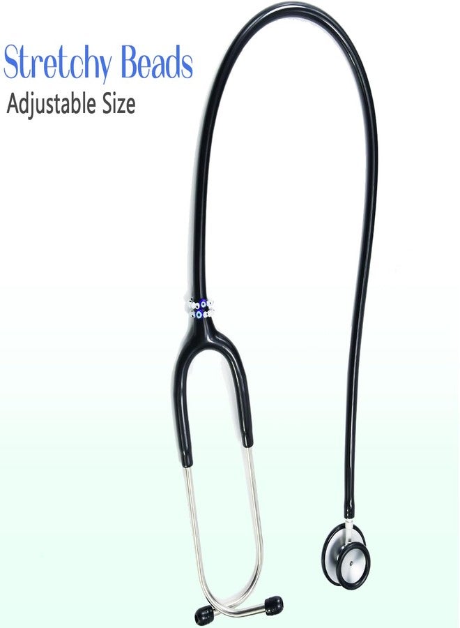ESWEUOOM Stethoscope Charms, Good Luck Unique Stethoscope Id Name Tag for Doctor Nurse Student, Nursing Graduation Medical Workers Decorative Accessories, for Stethoscope, beads, No Gemstone - Image 2