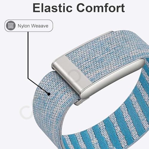 Cocoonkart Sport Nylon Strap Breathable, Durable Strap Compatible with Whooop 5.0 One & Peak (Sky Blue) - Image 3