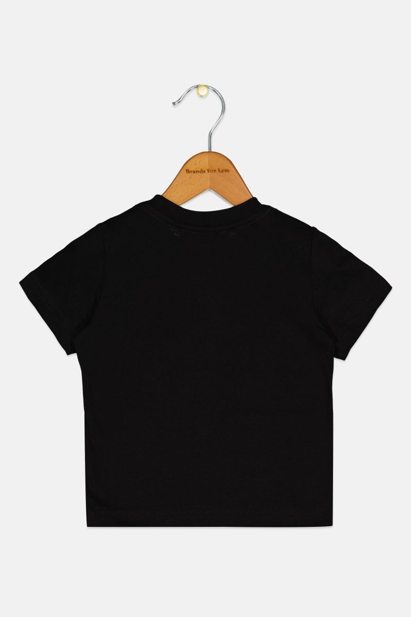 DSQUARED2 Toddlers Girl Brand Logo Short Sleeve Top, Black - Image 2