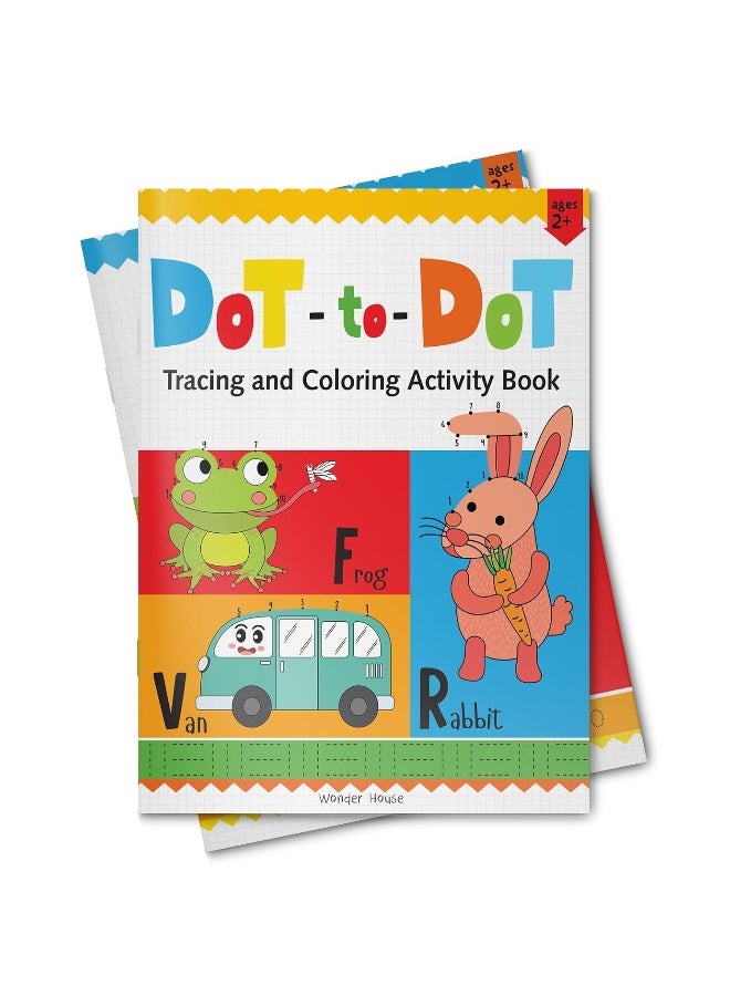 كتاب نشاط ما قبل المدرسة: من النقطة إلى النقطة - كتاب نشاط التتبع والتلوين للأطفال - Image 4
