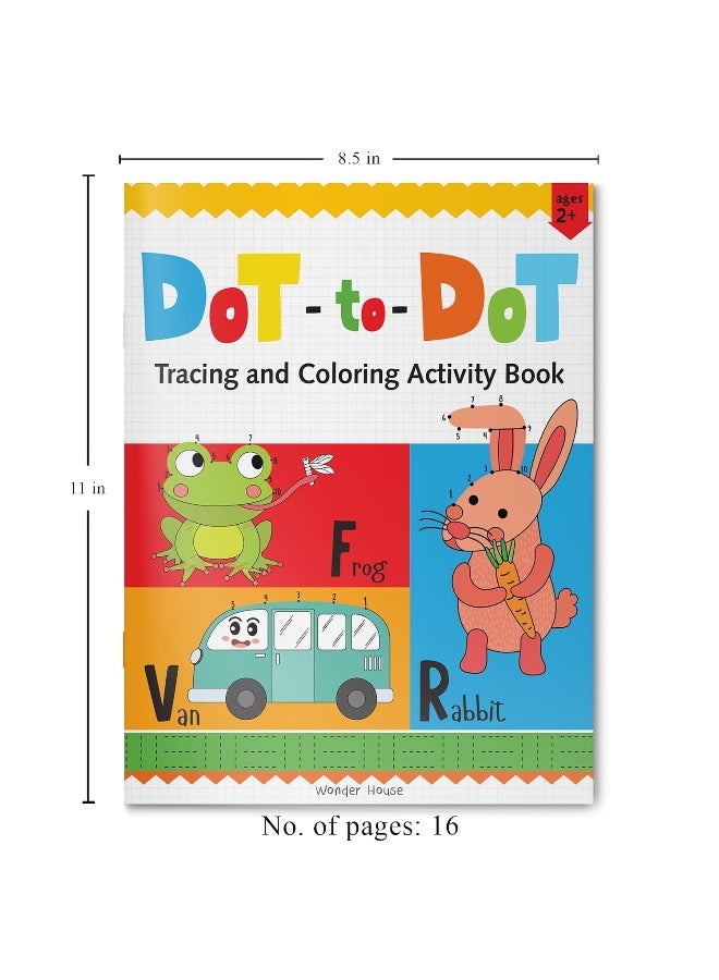 كتاب نشاط ما قبل المدرسة: من النقطة إلى النقطة - كتاب نشاط التتبع والتلوين للأطفال - Image 3