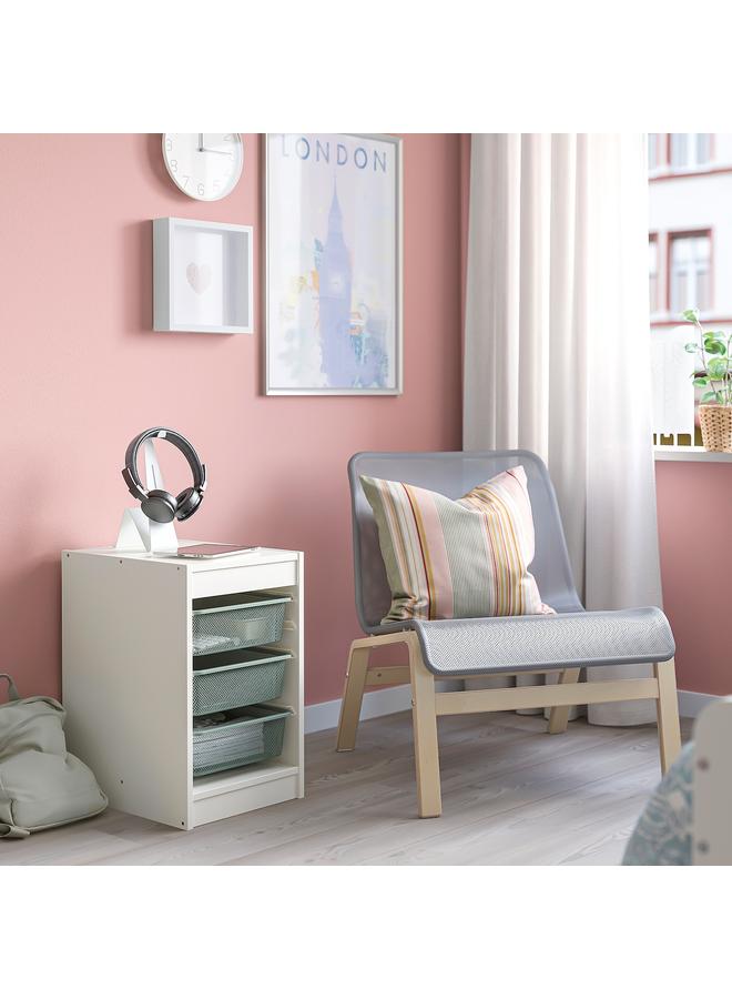 Zaboon Storage combination, white/light green-grey, 34x44x56 cm - Image 2