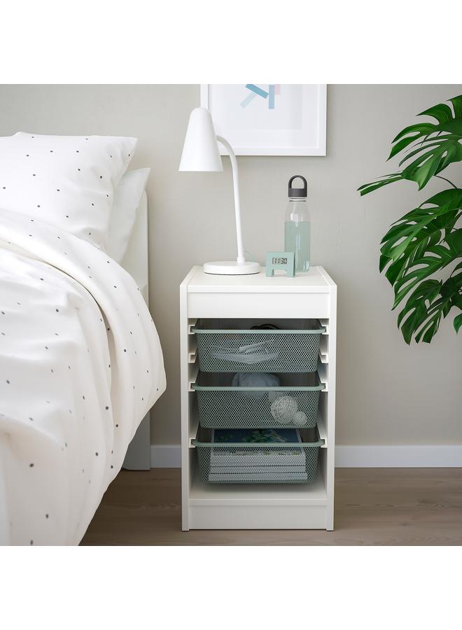 Zaboon Storage combination, white/light green-grey, 34x44x56 cm - Image 5