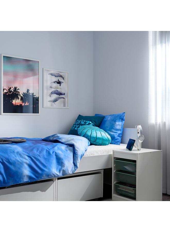 Zaboon Storage combination, white/light green-grey, 34x44x56 cm - Image 4