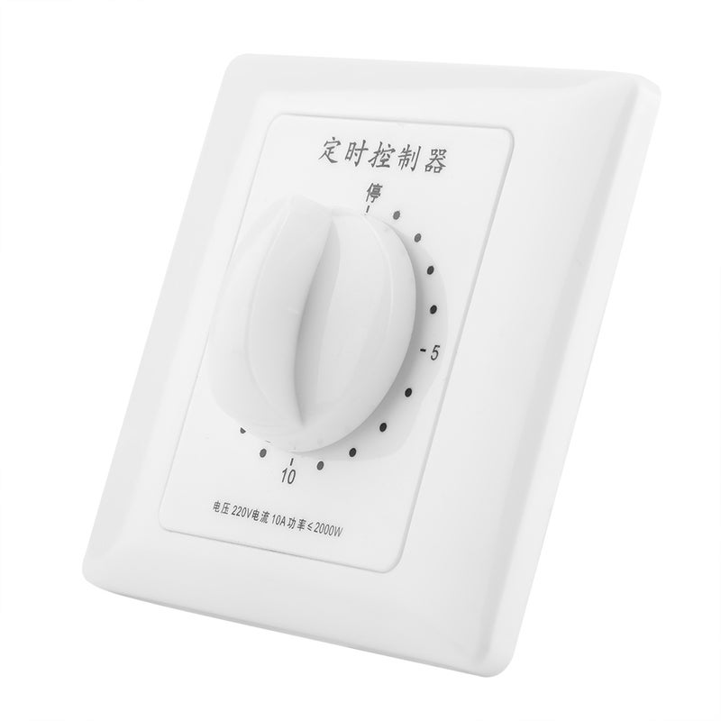 220V Water Pump Timer Mechanical Countdown Indoor Intelligent Time Switch Control(15 minutes) - Image 4