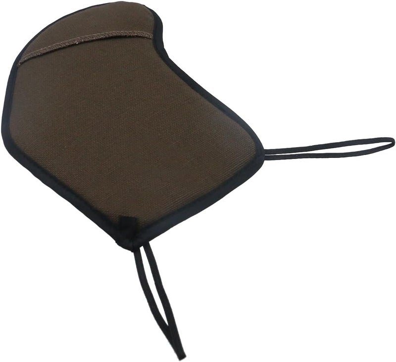 FarBoat 2 Pcs Violin Chinrest Pad 1/2 1/4 Cotton Chin Rest Cover Violin Shoulder to Practice Better, Brown （Style4) - Image 3