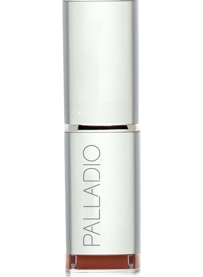 PALLADIO Herbal Matte Lipstick | Rich Pigmented & Creamy Lipstick | Enriched With Aloe Vera, Chamomile & Ginseng | Prevents Lip Drying Out | Paraben Free | Gluten Free Formula | Brownie - Image 1