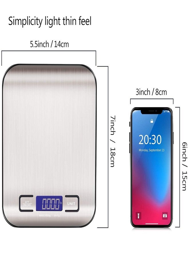 Qisebin Food Kitchen Scale, Black - Image 2