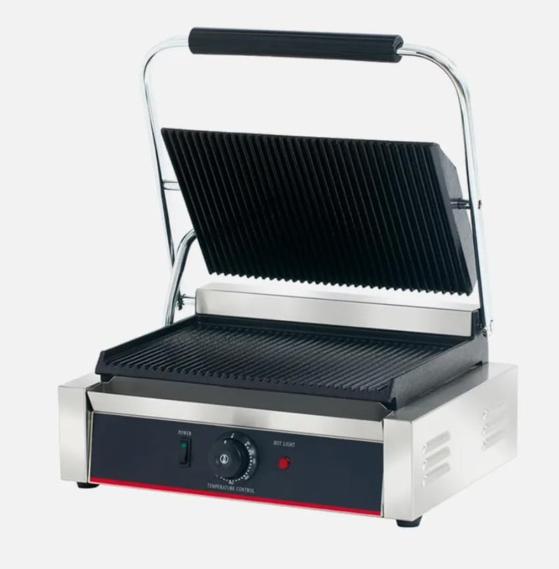 PREMIER KITCHEN MACHINERY Heavy Duty Electrical Sandwich Griller Hotel Restaurant Equipment Griddle 22KW  - Image 1
