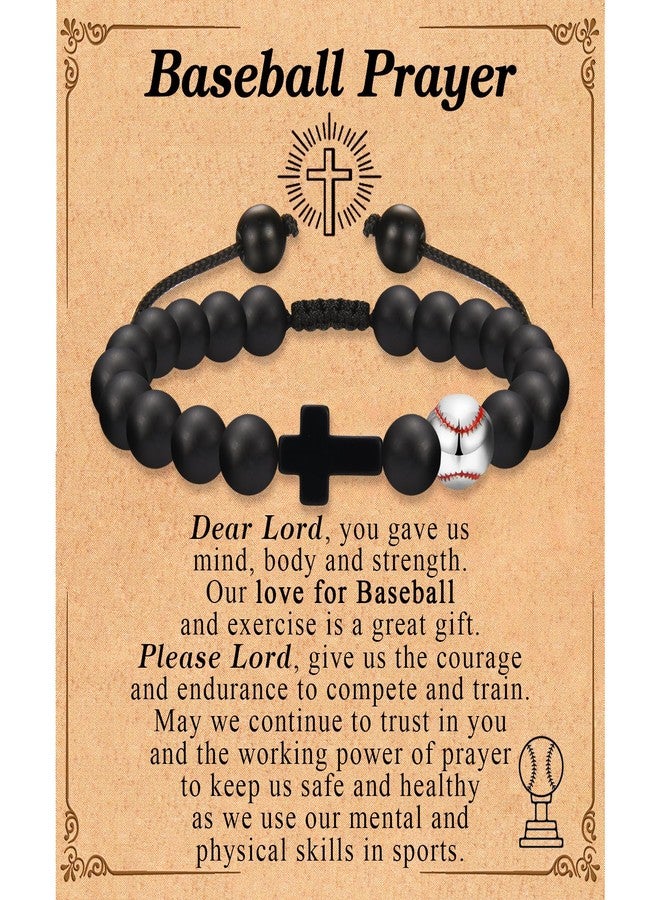 FIEEFX Baseball Gifts for Teen Boys, Baseball Bracelet Gifts for Boy Baseball Players Team Fans Son Nephew Grandson Brother on Senior Night/Birthday/Graduation/Back to School/Christmas/Valentines /Easter - Image 1