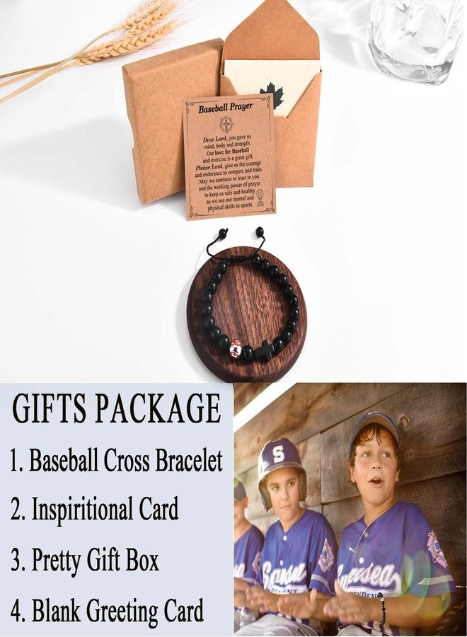 FIEEFX Baseball Gifts for Teen Boys, Baseball Bracelet Gifts for Boy Baseball Players Team Fans Son Nephew Grandson Brother on Senior Night/Birthday/Graduation/Back to School/Christmas/Valentines /Easter - Image 4