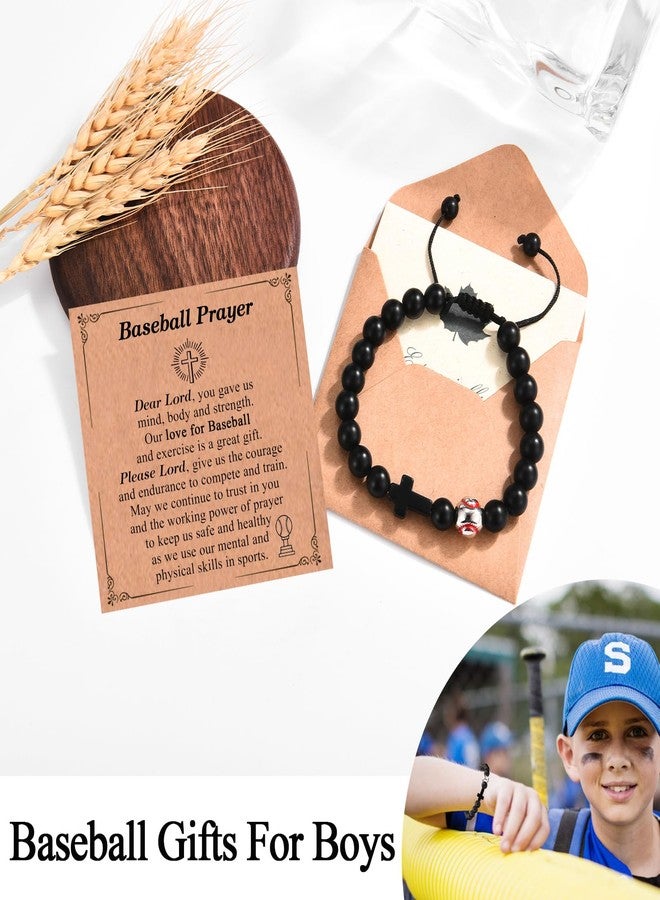 FIEEFX Baseball Gifts for Teen Boys, Baseball Bracelet Gifts for Boy Baseball Players Team Fans Son Nephew Grandson Brother on Senior Night/Birthday/Graduation/Back to School/Christmas/Valentines /Easter - Image 2