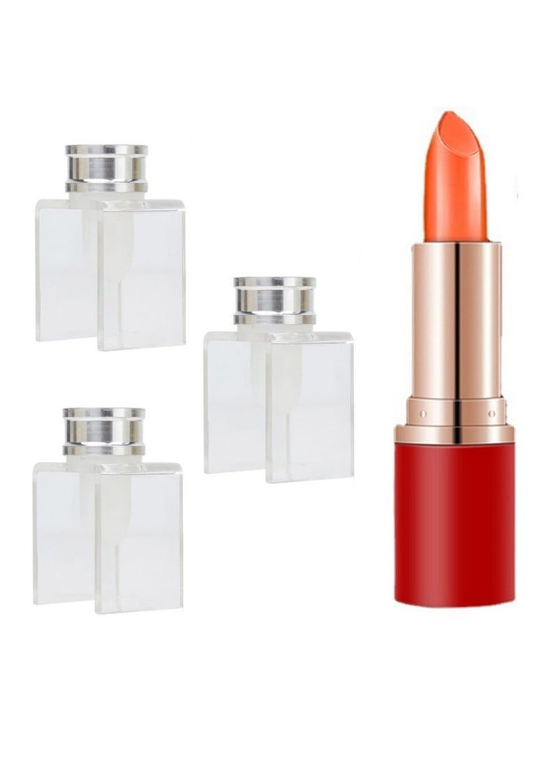 UPSTORE 3 Set DIY Lipstick Mold Set Silicone Lipstick Making Mould Lip Balm Maker Cosmetic DIY Mold for 12.1mm Lipstick Tube - Image 1