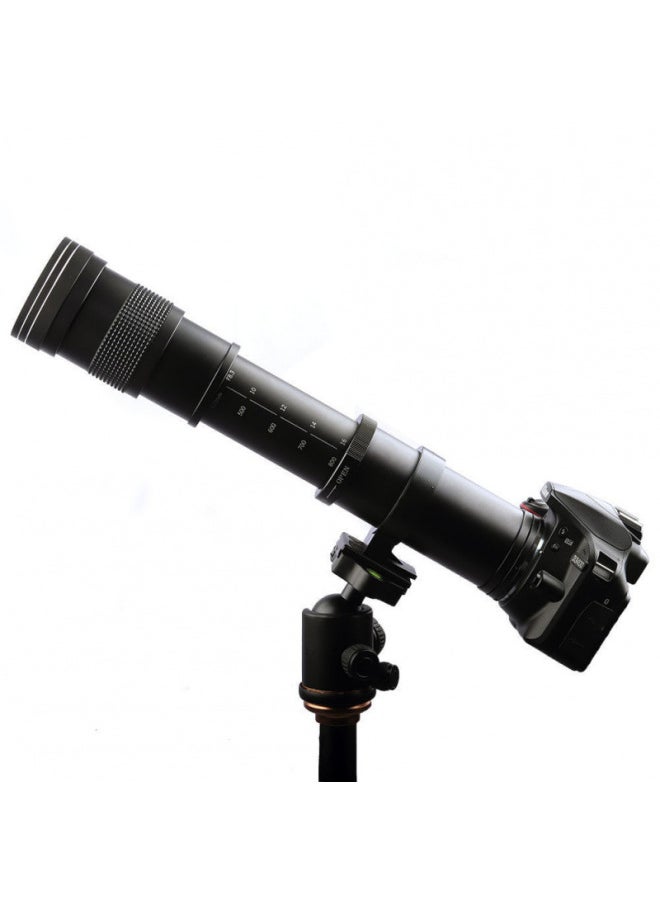 Generic Xianfeng Such As 420-1600mmF8.3 Manual Lens 2 Multiplier Telephoto Zoom Telescopic SLR Moon Shooting Bird-Body Color:White - Olympus Mouth  - Image 4