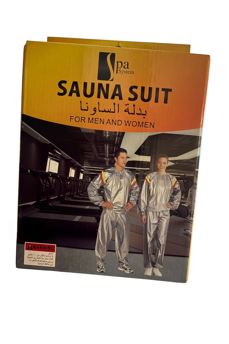 سبا سيستم بدلة ساونا مقاس S لرجال والنساء بجودة عالية تتميز بالمرونة