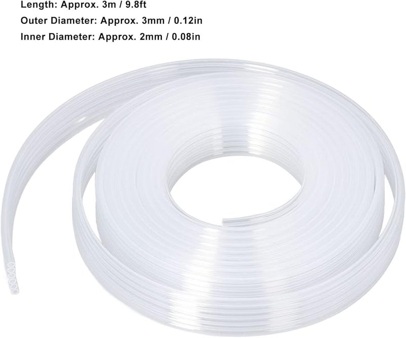 Transparent Flexible Ink Pipe 9 8FT 6 Lines HTPE Resin Tube OD 3mm ID 2mm For Inkjet Printers - Image 3