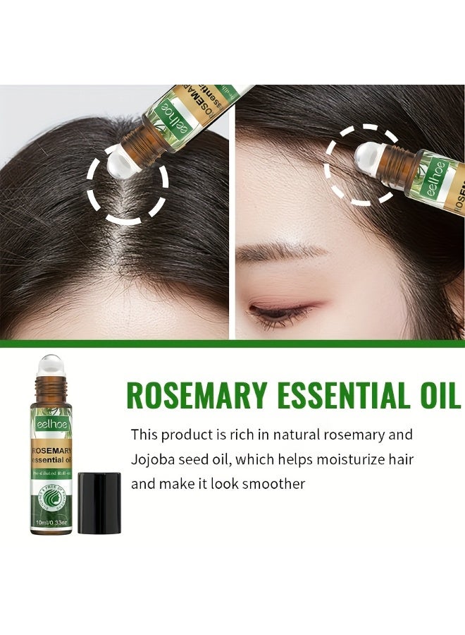 إيلهو مجموعة العناية بالشعر ونموه من EELHOE (عصا دوارة 10 مل، رذاذ شعر 30 مل، زيت نمو الشعر 60 مل، صندوق هدايا) - Image 3