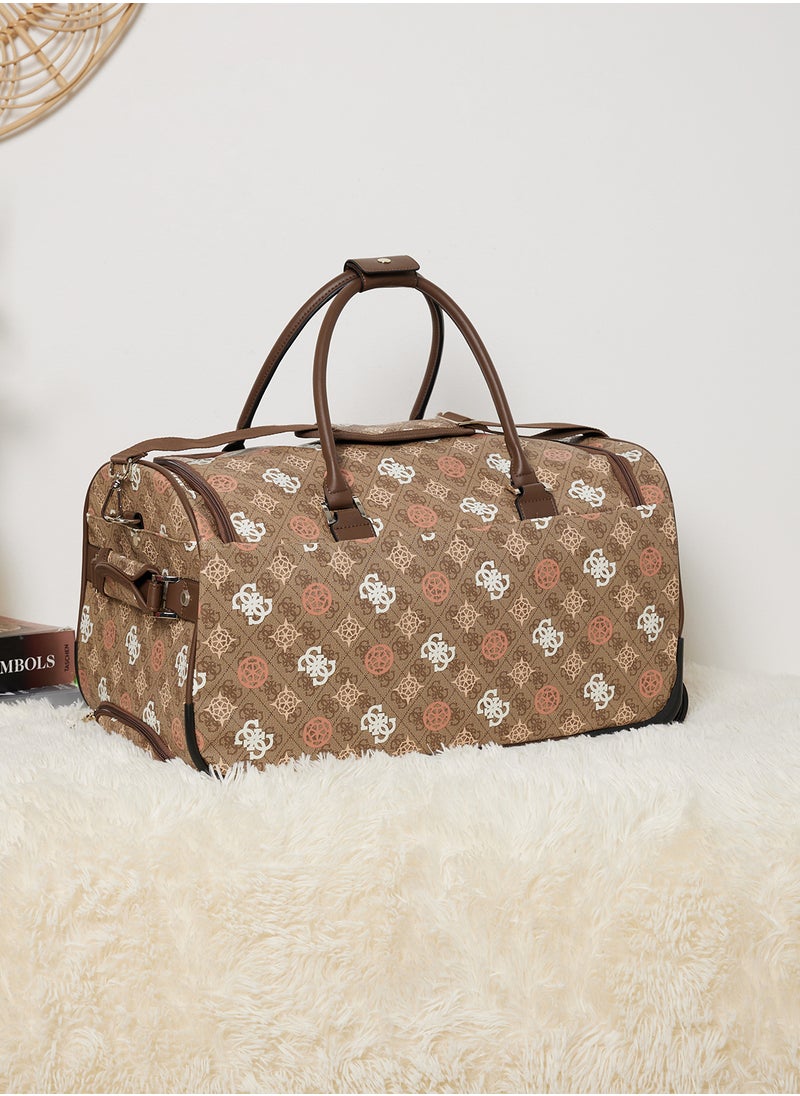 GUESS - Eliette Logo Wheeled Duffel Bag - Image 1