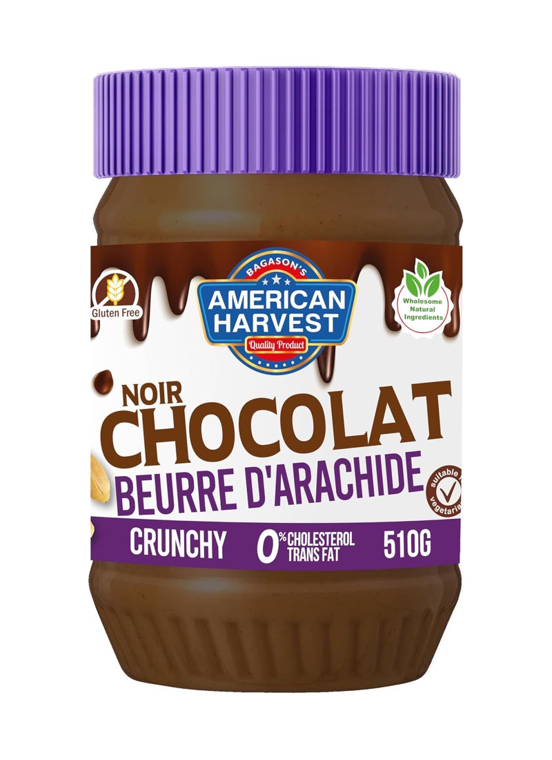 American Harvest Dark Chocolate Peanut Butter Crunchy - Image 2