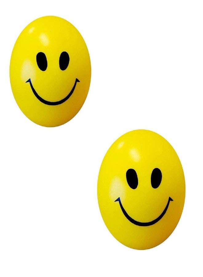 Peeplvalue Cute Funny Yellow Emoji Happy Smiley Face Squeeze Sponge Balls (Set of 12 ) - Image 3