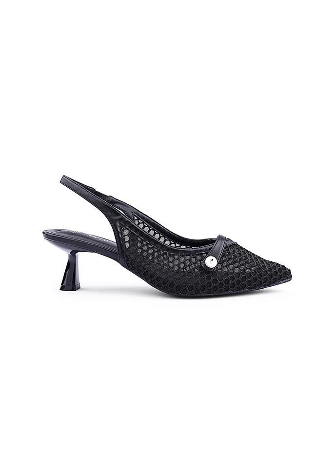 كابلي صنادل بكعب أنيقة للنساء