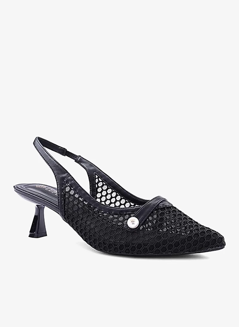 كابلي صنادل بكعب أنيقة للنساء