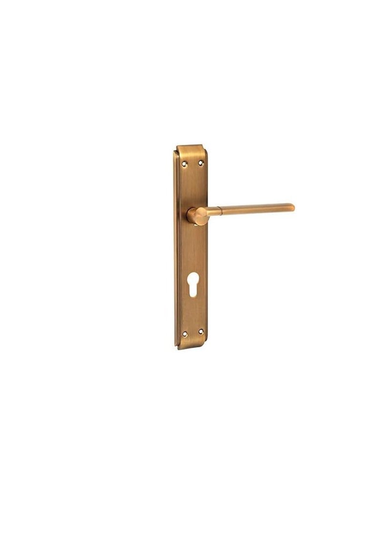 ROBUSTLINE ROBUSTLINE Door Lockset (Handle and Lockbody) | 85MM Centre to Centre | Gold Color with Matt Finish - Image 3