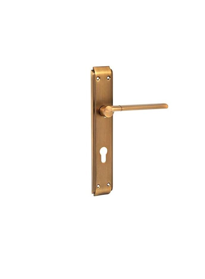 ROBUSTLINE ROBUSTLINE Door Lockset (Handle and Lockbody) | 85MM Centre to Centre | Gold Color with Matt Finish - Image 2