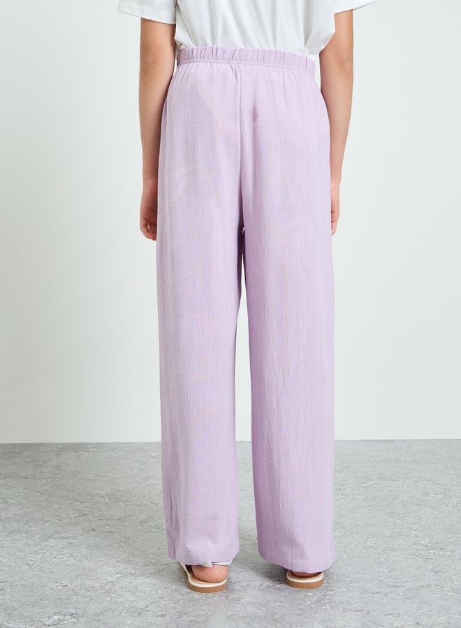 Styli Teen Girls Wide Leg Viscose Blend Pants - Image 4