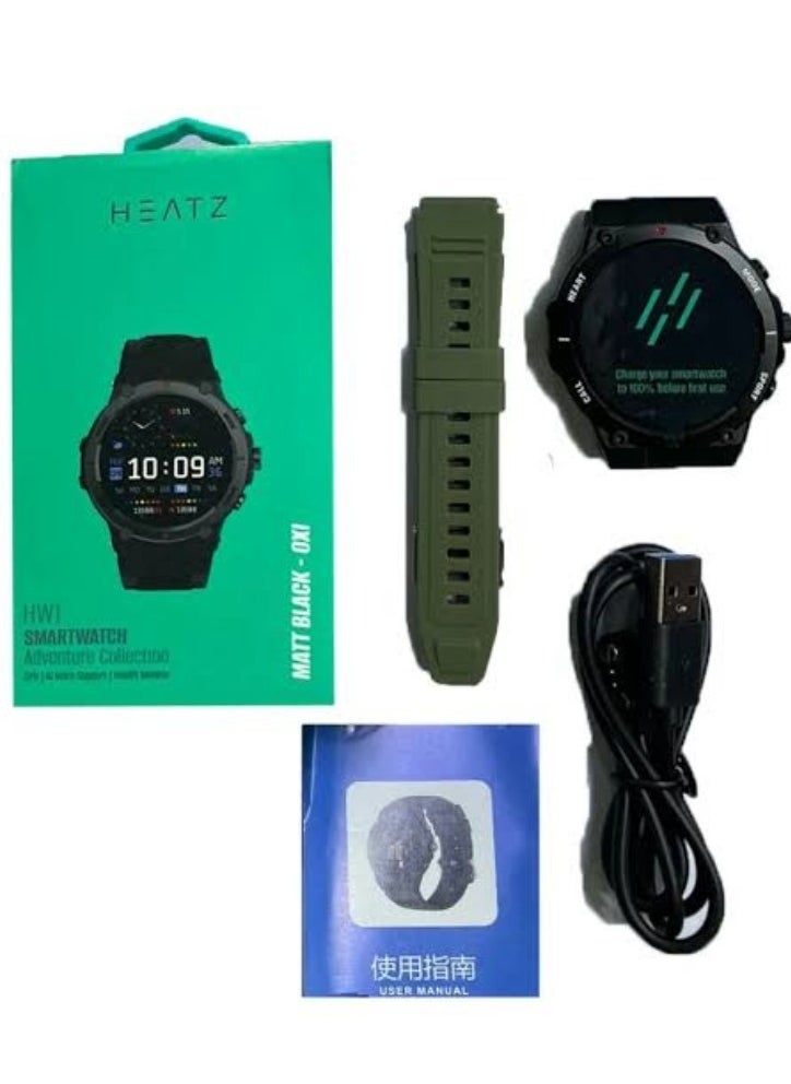 HEATZ - HEATZ HW1 Smart Watch GPS Enabled with AI Voice Support Health Monitoring Features in Category Smart Watches - Image 1