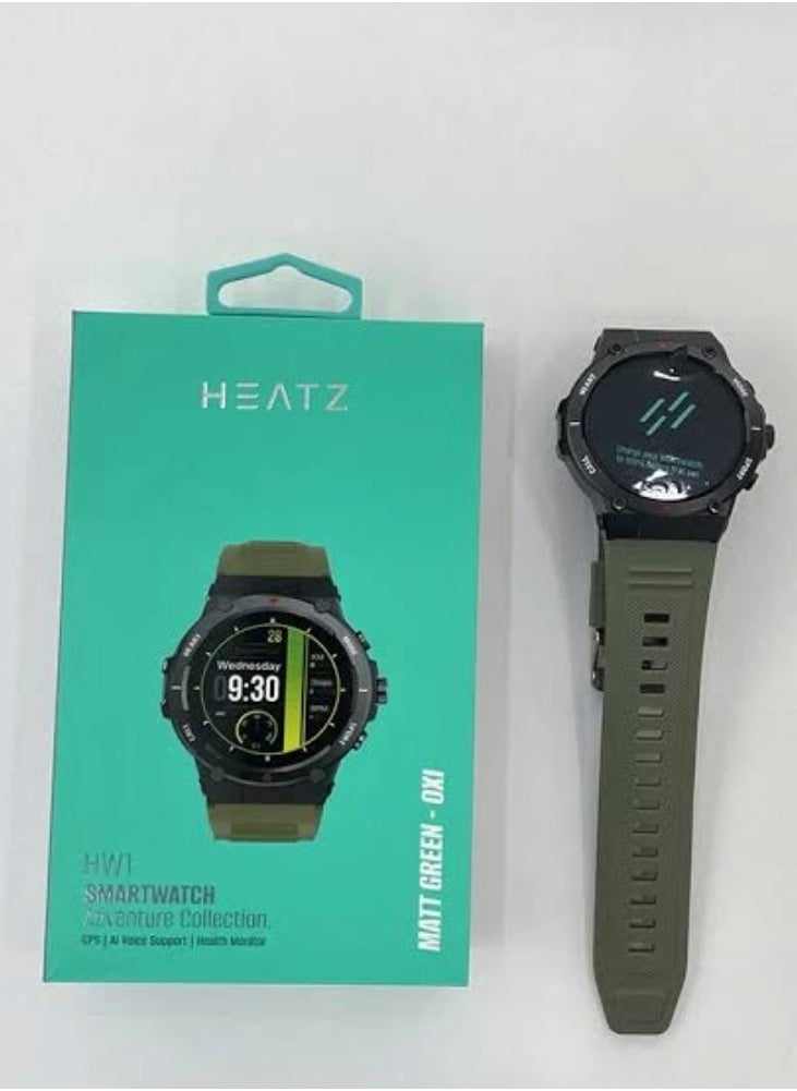 HEATZ - HEATZ HW1 Smart Watch GPS Enabled with AI Voice Support Health Monitoring Features in Category Smart Watches - Image 1
