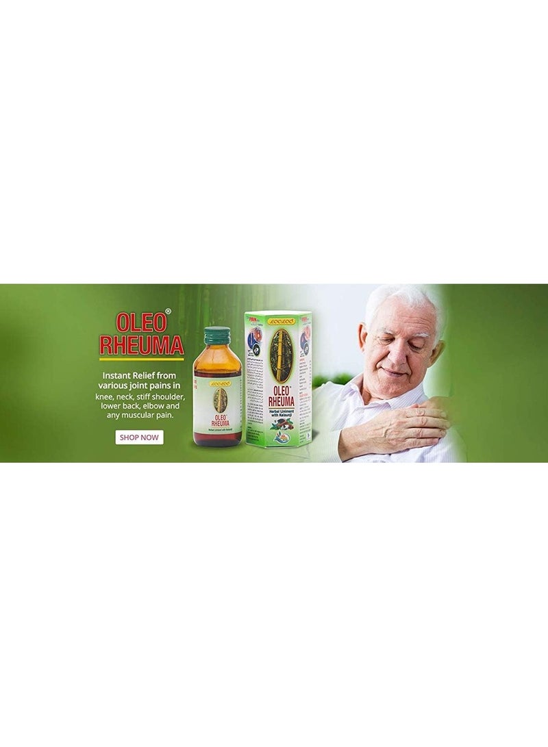 GH LOOLOO OLEO RHEUMA HERBAL LINIMENT WITH KALONJI PAIN RELIEF - Image 2