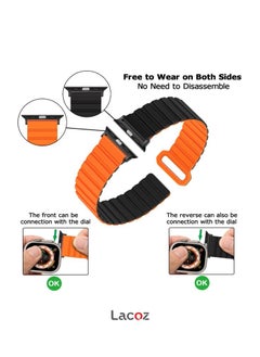 Lacoz Lacoz Multi Color Magnetic Double Side Silicon Band For Apple Watch 44mm 45mm and 49mm  - Image 5