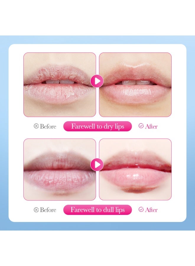 SADOER Honey Peach Lip Scrub 20g gently exfoliates and nourishes lips, removing dead skin while providing deep hydration. It leaves lips soft, smooth, plump, and naturally radiant. - Image 4