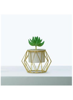 AIWANTO 2Pcs Artificial Flowers Pots Plants Artificial for Decoration Home Balcony Decor Plants Green  - Image 5