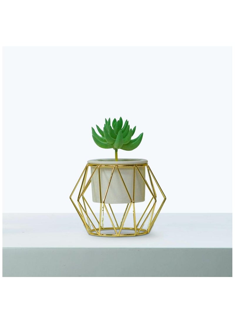 AIWANTO 2Pcs Artificial Flowers Pots Plants Artificial for Decoration Home Balcony Decor Plants Green  - Image 5