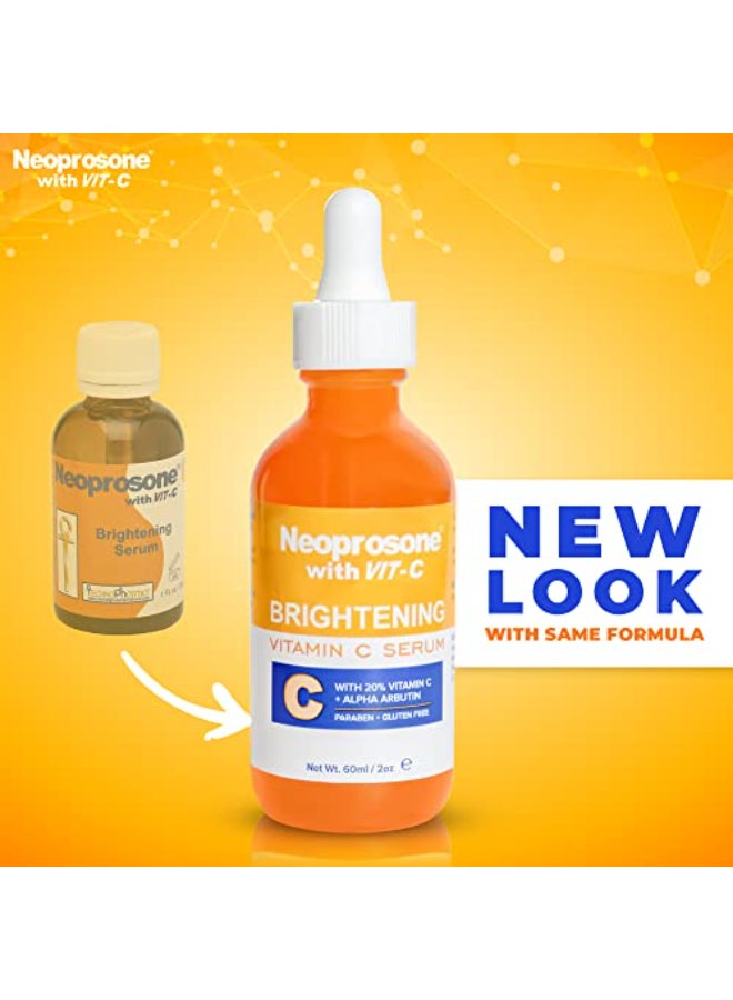 Neoprosone Brightening Serum 2 Fl oz 60ml Formulated to Fade Dark Spots and to Prevent Skin Discolouration with Alpha Arbutin Complex and Vitamin C - Image 4