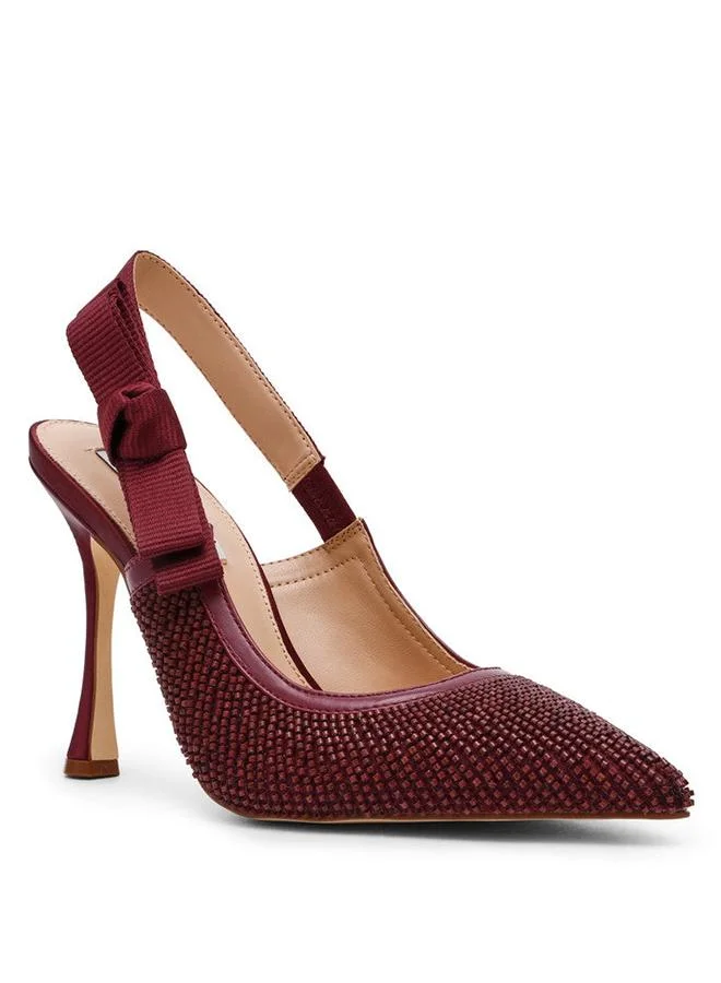 Brylie-B Wine Women's Ankle-Strap Pumps