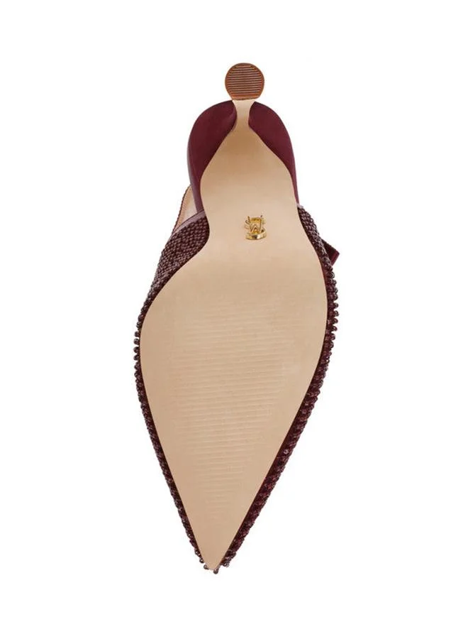 Steve Madden  Brylie-B Wine Women's Ankle-Strap Pumps for Women | Best Price UAE