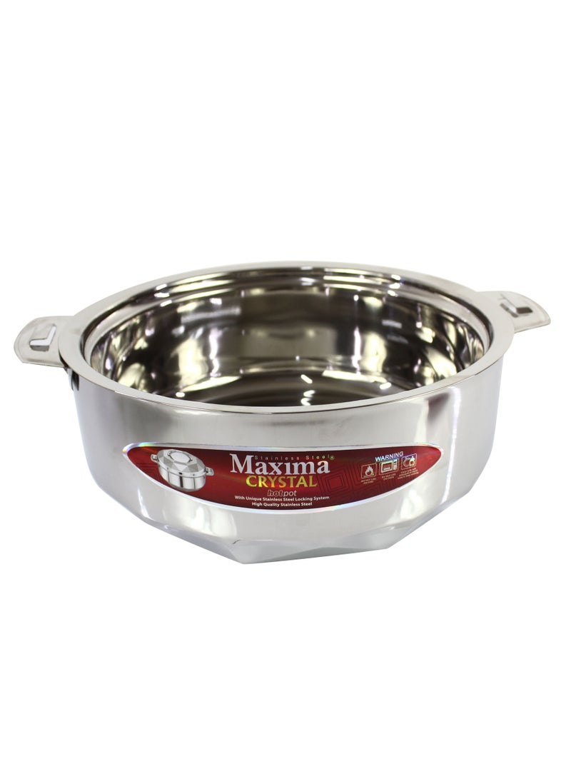 ماكسيما كسرولة ستانلس ستيل للأوعية الساخنة 8500 مل فضي - Image 2