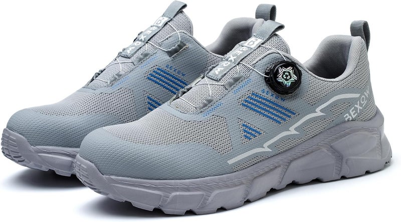 Bexow Premium Safety Shoes Steel Toe Lightweight Work Sneakers Industrial Footwear for Men and Women - Image 2