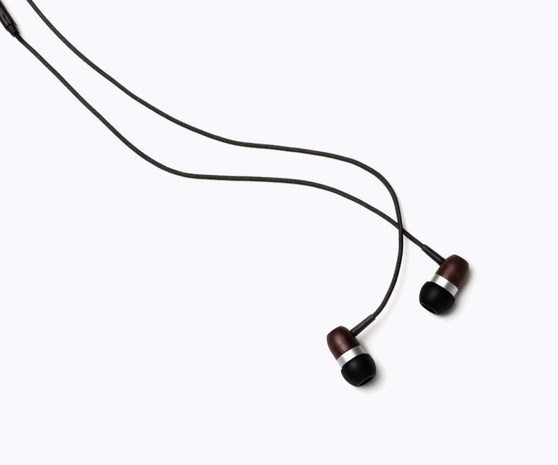 Symphonized Premium Wooden Earphones Wired (3.5mm Jack) Deep Bass Sound, 3D Sound, Microphone Volume Control, 90% Noise Cancelling for Type C Devices. Earphones for Android - Image 2