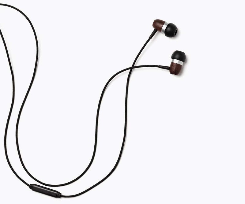 Symphonized Premium Wooden Earphones Wired (3.5mm Jack) Deep Bass Sound, 3D Sound, Microphone Volume Control, 90% Noise Cancelling for Type C Devices. Earphones for Android - Image 4