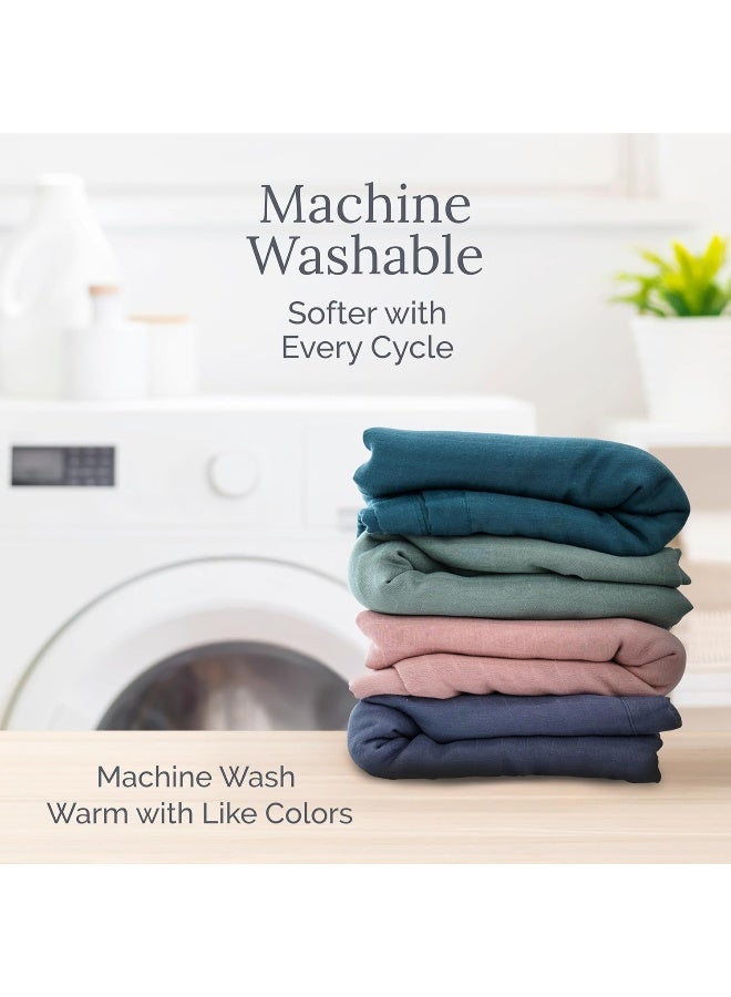 Natemia Bamboo Muslin Baby Blanket - Super Soft, Absorbent, Breathable - 6 Layer 47â€x 47â€ for Babies and Toddlers - Multi Use Baby Towel, Stroller Cover and Receiving Blanket - Image 5