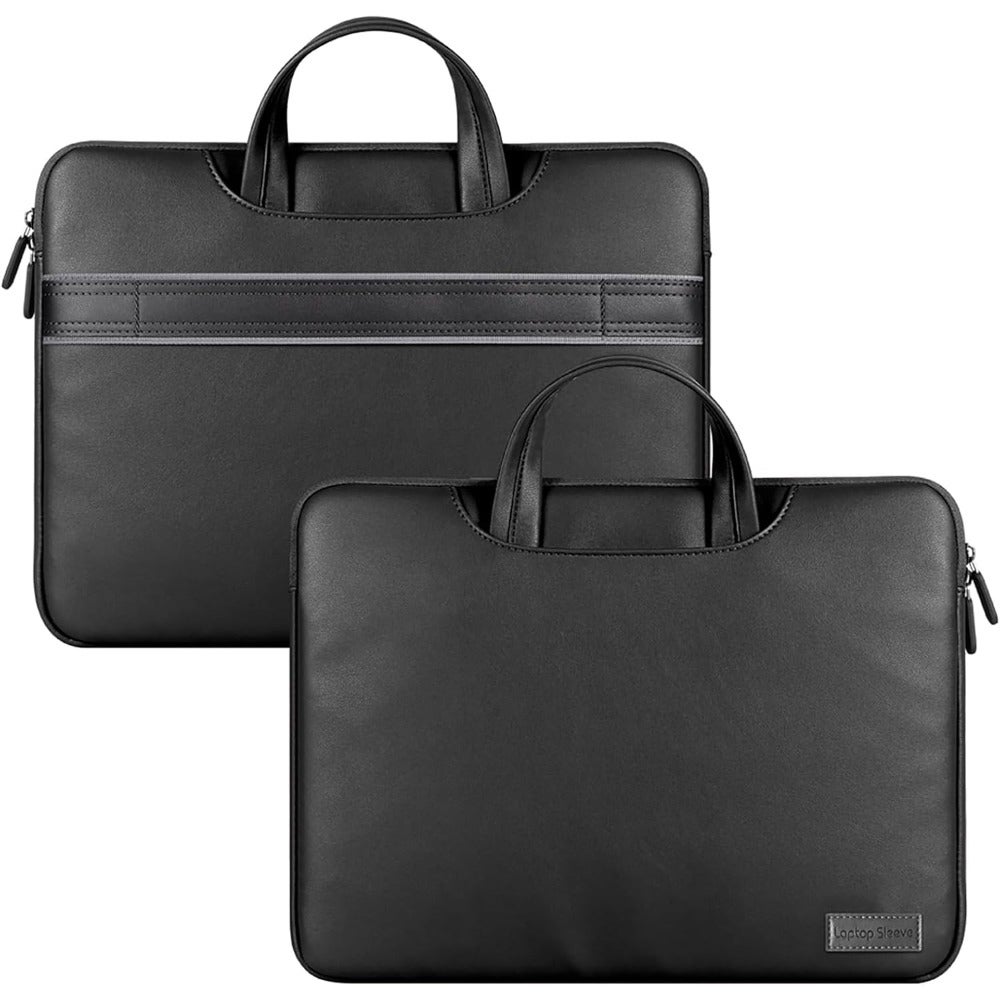 Generic 13-14 Inch Laptop Carrying Case, Premium PU Leather Laptop ...