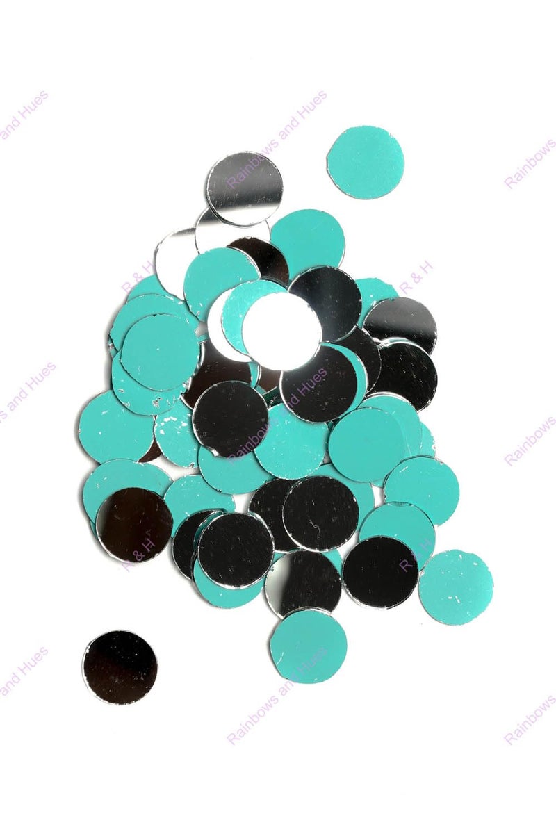 RH RH Craft Mirrors Circle Shape 100 Gramsfor LIPPAN Art Mirror Art MUD and Mirror Art Craft Mosaic Art Home Decorations ETC 15 CM  - Image 2
