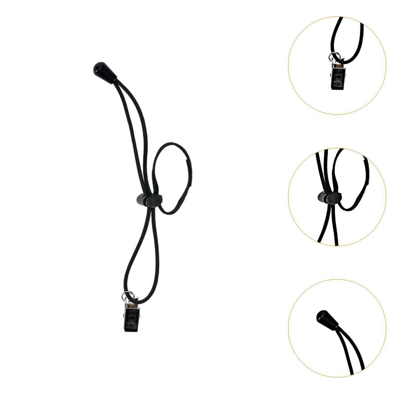 Backdrop Clips Clamps Set Of 4 Adjustable 8 To 16 Inch Elastic String Clips With Rubber U Groove For Photo Background Photography Studio Pant Leg Holder Grommet Strap - Image 3