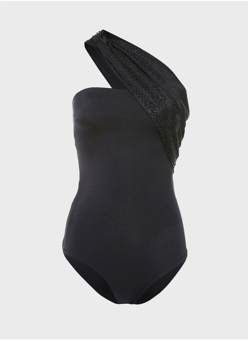 Sugarfree One Shoulder Swimsuit