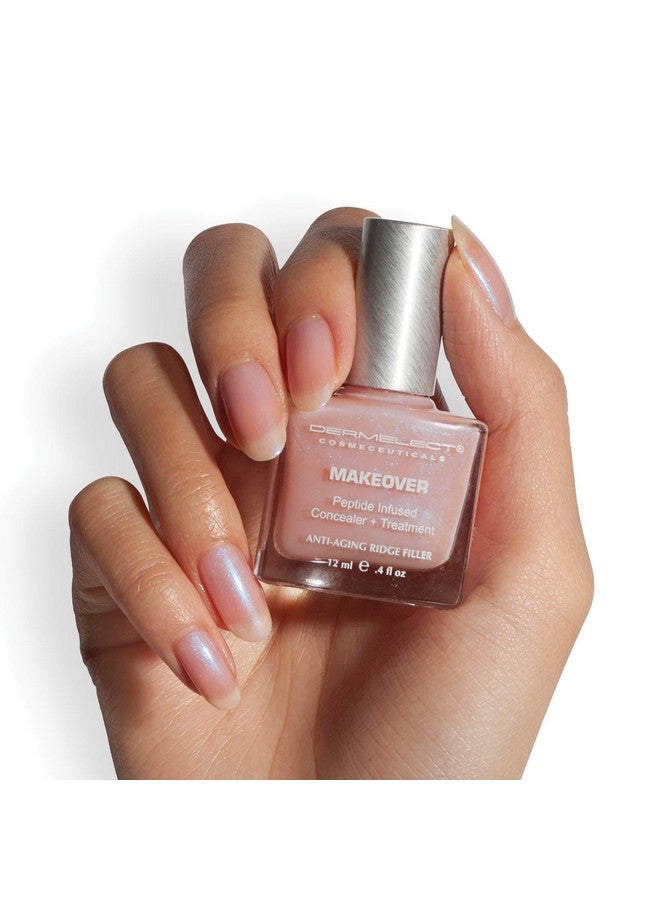 Dermelect Makeover Ridge Filler - Award-Winning Nail Treatment, Strengthens, Moisturizes, Conceals Imperfections, Keratin & Peptide Enriched, For Healthy, Smooth Nails 0.4 oz - Image 3