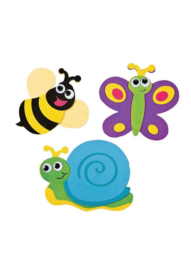 Fun Express Bug Foam Magnet Ck - Crafts for Kids and Fun Home Activities - VBS Vacation Bible School Supplies/Decor